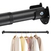 Closet Rods For Hanging Clothes,17-99 Inches Stepless Spring Adjustable Closet
