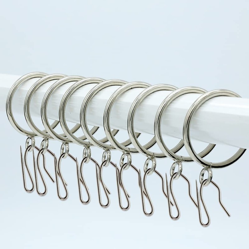 Mini Skater 30Pcs Curtain Hooks Pin-On Drapery Hooks Living Room