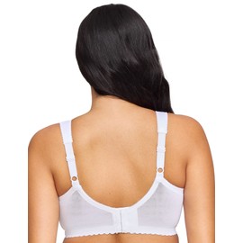 Full Figure Plus Size MagicLift Original Support Bra Wirefree #1000 White