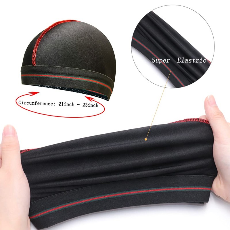 4 piezas sedosas Durags para hombres 360 ondas, diseño de