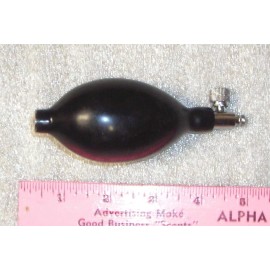 Unbranded Bigger Latex Blood Pressure Bulb +Metal Air Release Valve. 5" long. USA Seller
