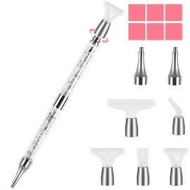 14PCS Diamond Art Pens Set-Diamond Art Pens Tools with 7Pcs Screw in Tips(Include Metal Square and Round Tips) for Art DIY Craft