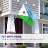 Anley Fly Breeze 3x5 Feet Djibouti Flag - Vivid Color