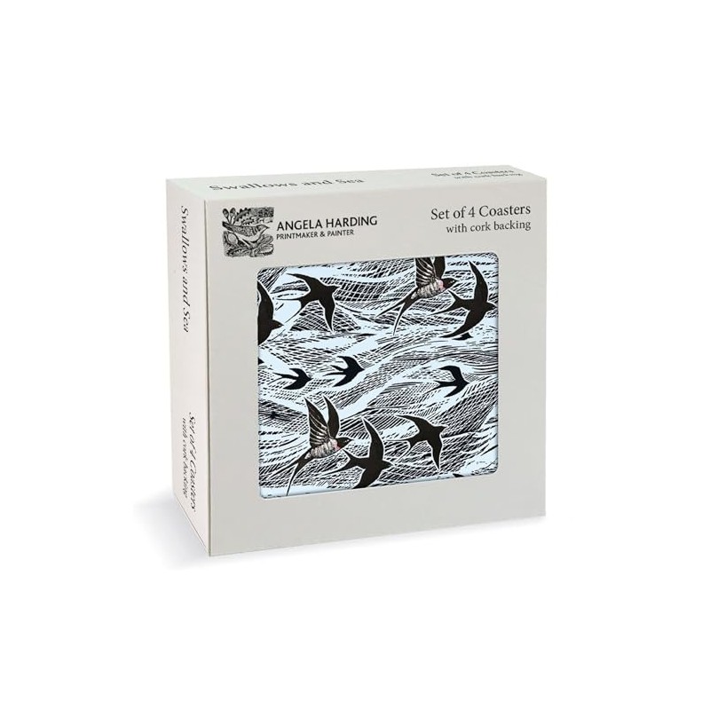 Museums & Galleries Set of 4 Cork Backed Coasters -