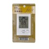 Cresel Thermometer/Hygrometer, Digital Clock Function, Wall Mounted, Tabletop, Stand Included,