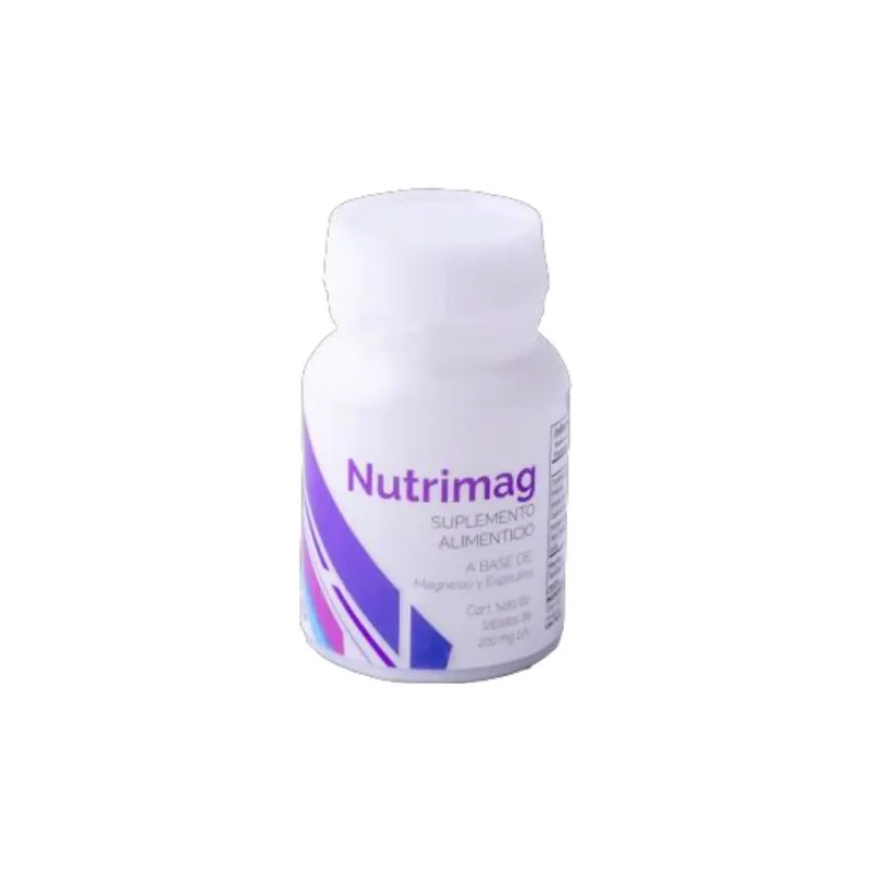 Nutrimag Magnesio Espirulina Suplemento Alimenticio 60caps