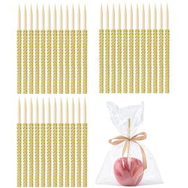 36 PCS MULTIONS Candy Apple Sticks (Gold)