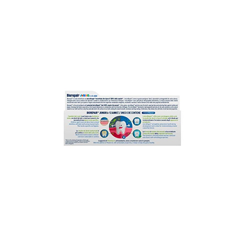 Biorepair Oral Care Junior 7-14 Years Toothpaste 75ml