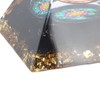 Healing Crystal Pillar Pyramid 6CM Epoxy Positive Energy Generator Meditation