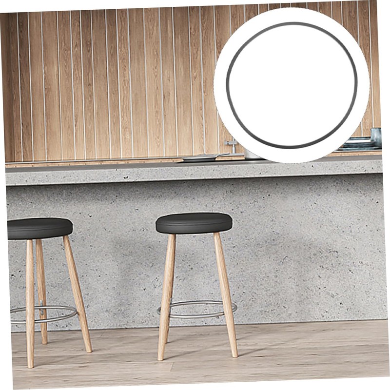 CAXUSD Bar Stool Leg Protectors Ring 3pcs Rubber Floor Protectors