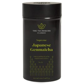 The Tea Makers of London Supreme Japanese Genmaicha 100g Caddy