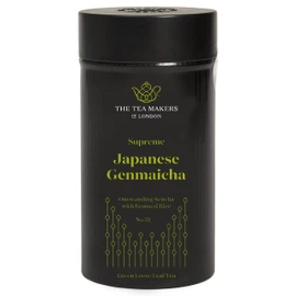The Tea Makers of London Supreme Japanese Genmaicha 100g Caddy