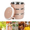 Portable 304 Stainless Steel Bento Lunch Box Thermal Cylinder Lunch