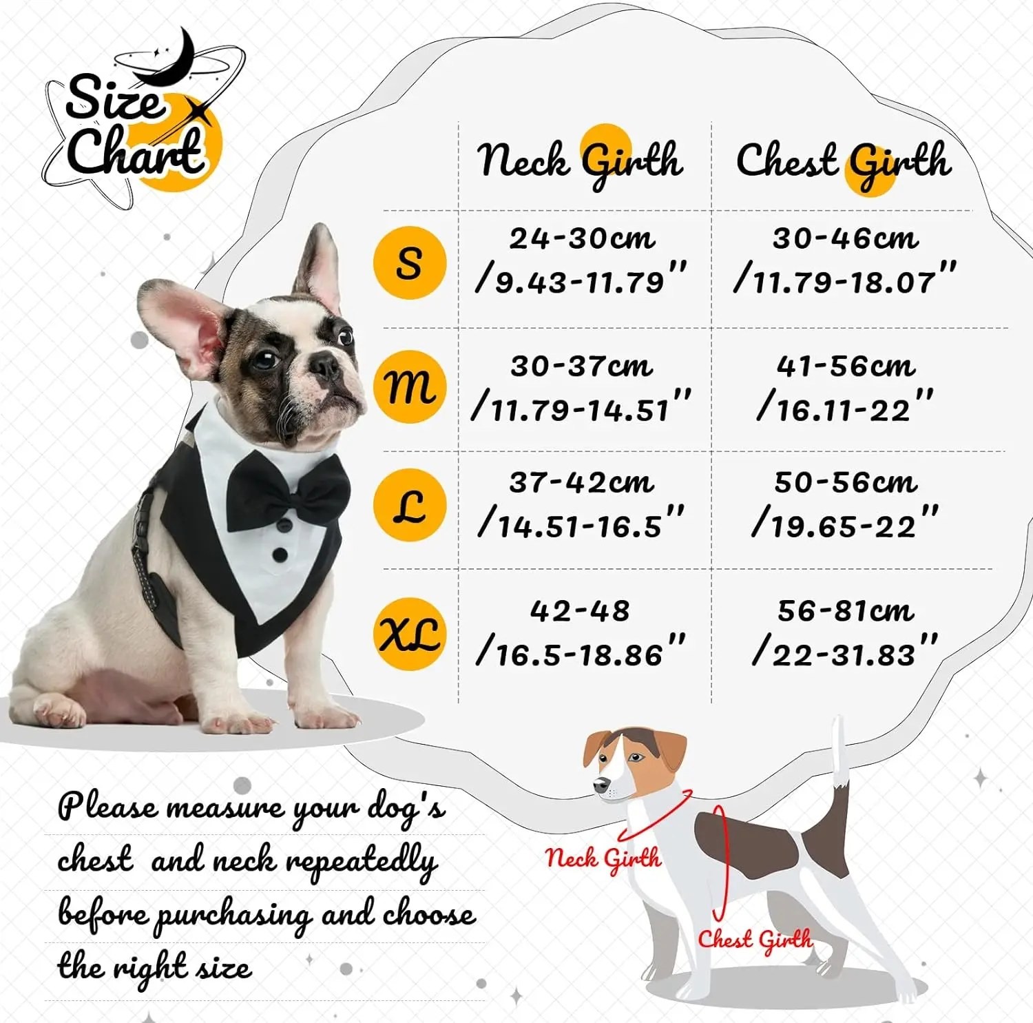 OrganiMax Dog Harness No Pull – Adjustable Bow Tie and Pet Vest, Wedding and Party Celebration