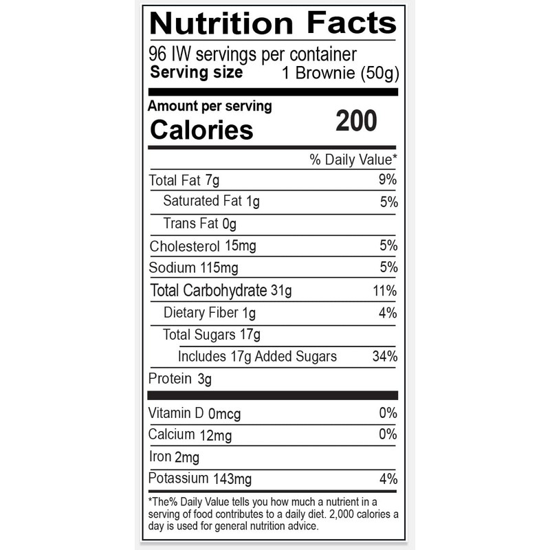 Muffin Town Grab & Go Bakery Whole Grain Fudgy Brownie