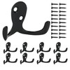 Aynoo 10 Pack Coat Hooks, Metal Wall Hooks Hardware, Heavy