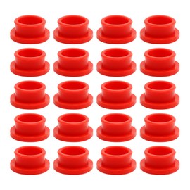 Anxingo 20Pcs 3595990 1-1/8" Hub Cap Plug Seal, Snap-on Hub Seal, Red Side Plugs, Rubber Plug Replacement for Stemco Hub Caps Replace 359-5990 343-4009