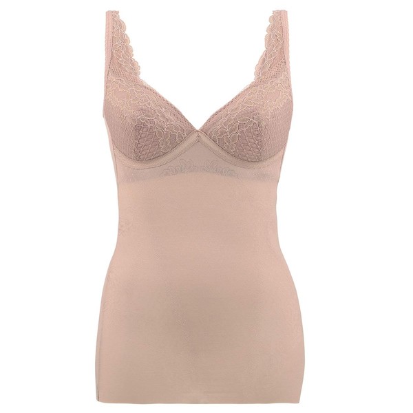 Triumph TR496 Corsage Women's Raku-Raku Engaging Body Shaper, M003 (light