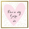 Claire Giles Greeting Cards, Welsh Happy Valentine's Day Card, Dwynwen