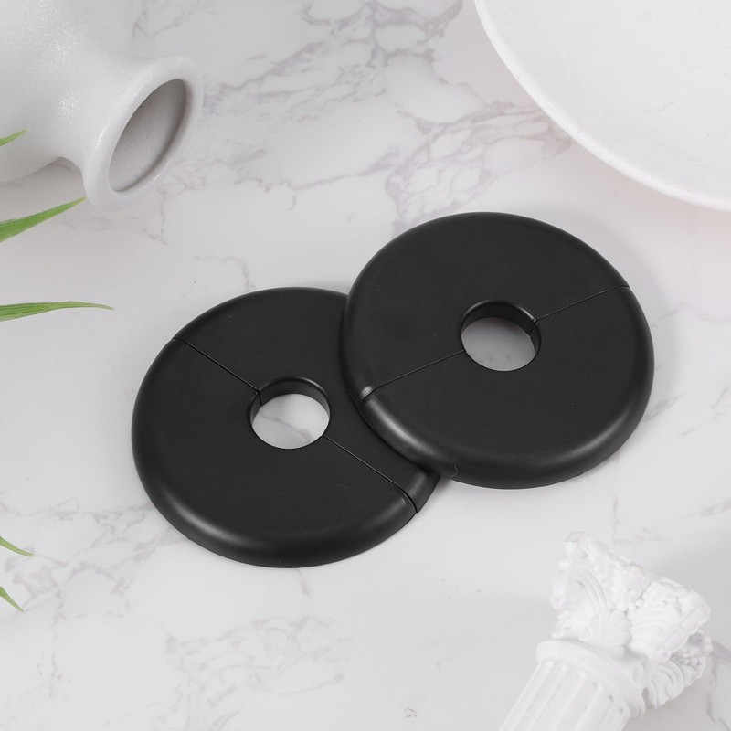 2pcs Wall Split Flange, Self-Adhesive Escutcheon Plate for Buckle 17mm