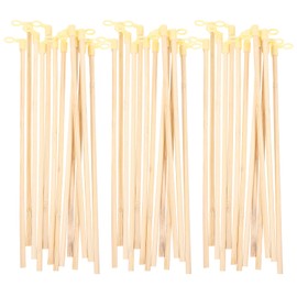 LIOOBO 100pcs Paper Poles DIY Hanging Bamboo Sticks Craft Accessory for Festival