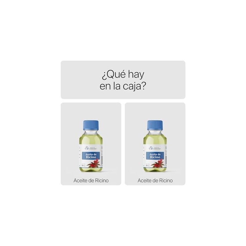 Productos Camacho - Aceite de ricino (2 pack de 100