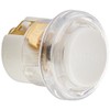 Broan-NuTone PB18LWHCL Doorbell Kit, Lighted Circle Pushbutton for Home, 0.81"