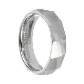 SOXEMAN 1 piece luxury simple wedding for men and women, fashionable tungsten steel couple ring, width 6mm