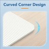 Anti-Slip Rug Grippers, White, Removable Carpet Corner Holders (12)