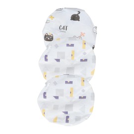 Levemolo Electric Fan Covers 3pcs Floor Type Protective Covers Round Fan Covers Dustproof Safe for Home Easy to Wash Reusable Home Supplies