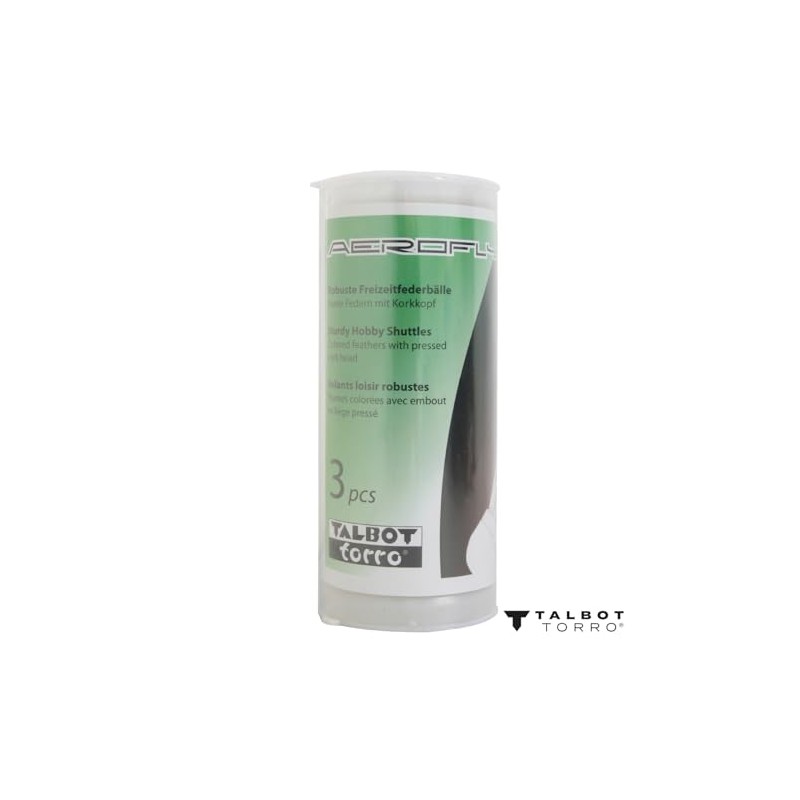 Talbot Torro Unisex Adult Aerofly 3-Piece Racket - Multi-Colour, Small