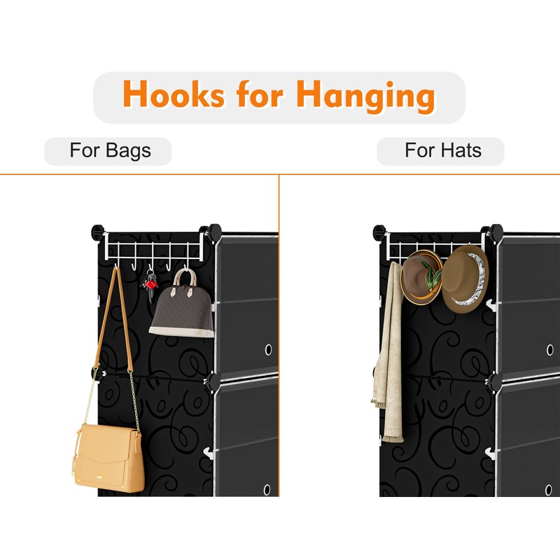 HOMIDEC Shoe Rack, 4 Tier Shoe Storage Cabinet 16 Pair