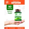 The Good Guru Organic Green Superfood Supplement Capsules - 90
