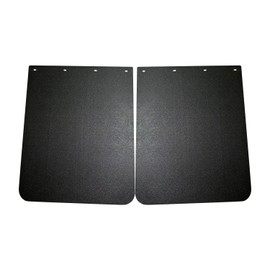 BST BSSP Pair Universal Heavy Duty 24"x 30" Mud Flaps w/24 Wide Mudflap Weights for Semi-Trucks Tractors Trailer Black HD Splash Mud Guard Mudflaps