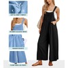 IWOLLENCE Women's Summer Jumpsuits Boho Wide Leg Overalls Casual Loose