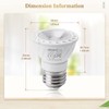 DiCUNO PAR16 LED Bulb, 5W 50W Halogen Equivalent, 5000K Daylight