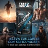 Creatina + Electrolitos, Vitaminas Testo Rocket Blue Ice