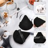 Flytianmy 2Pcs Triangle Powder Puffs, Face Makeup Puff for Body