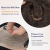 Elailite Hair Toppers for Women Real Human Hair Topper with