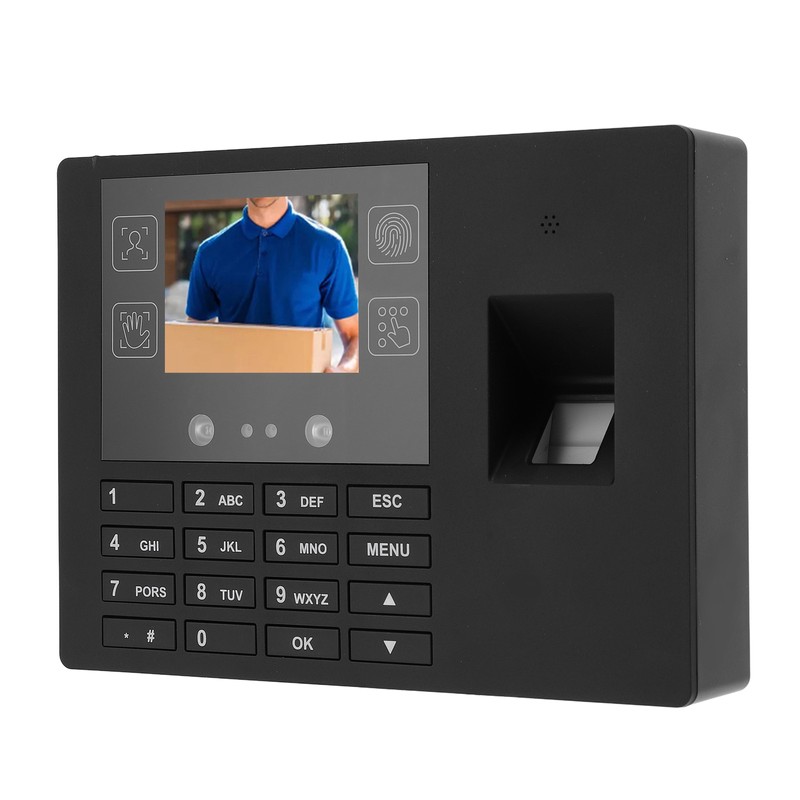 2.8 Inch Biometric Time Clock Multifunction Employee Time Attendance Machine