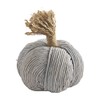 Mud Pie Corn Husk Rope Pumpkin, Medium Table Sitters