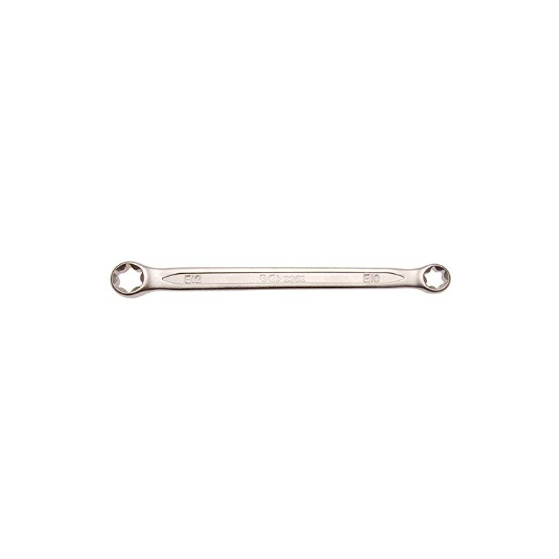 BGS 2261 E-Type Double Ring Spanner, Silver, E10xE12