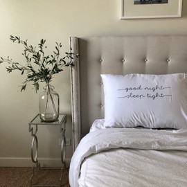 Oh, Susannah Good Night Sleep Tight Kids Pillowcase (2 Lines) - Fun Kids Quote Pillowcase - 1 20x30 Inch Pillowcase Fits Standard Size Pillow