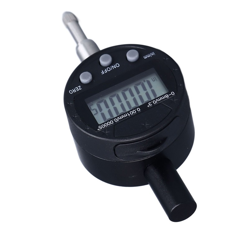 Dial Indicator Digital Display 0.00005in/0.001mm Resolution 0 to 8mm Range
