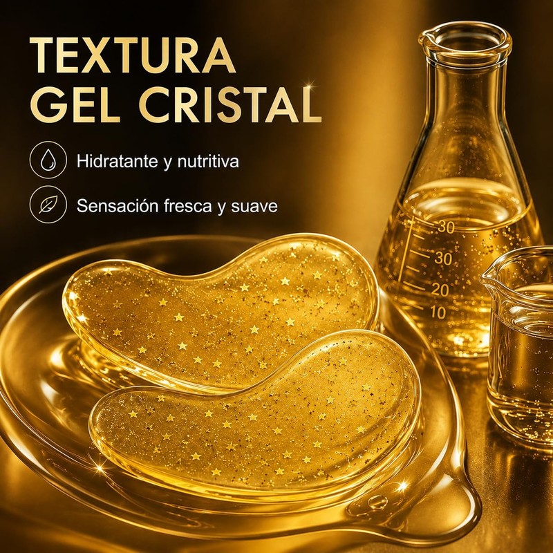 Parches Ojos 24K Gold, 60 Piezas / 30 Pares Starry
