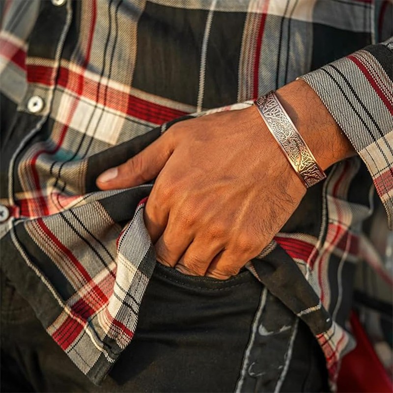 MWUMRCM Copper Magnetic Bracelets Copper Bracelet with 6 Magnets Solid