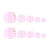 FIEONCIY Press on Toenails with Designs Acrylic Fake Nails for