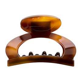 France Luxe Oval Cutout Claw Clip - Classic - Tortoise