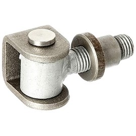 Gah-Alberts 418311 Gate Hinge Adjustable by 15 mm, U-Bracket with Steel for Welding On Threaded M20