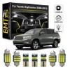 BMTxms 15pcs White LED Lights Interior Package Kit for 2008